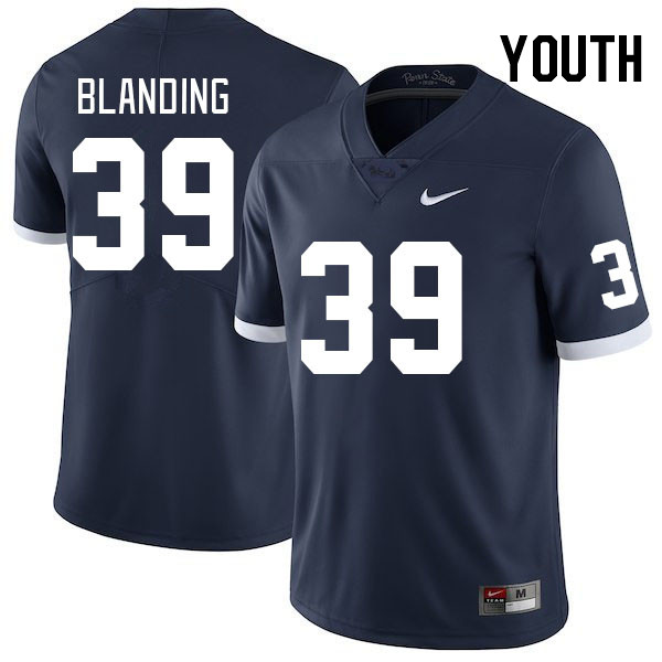 Youth #39 Ty Blanding Penn State Nittany Lions College Football Jerseys Stitched Sale-Retro